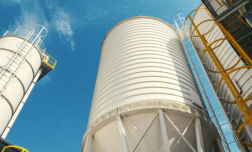 Steel Sand Containers Industrial material pile placeholder