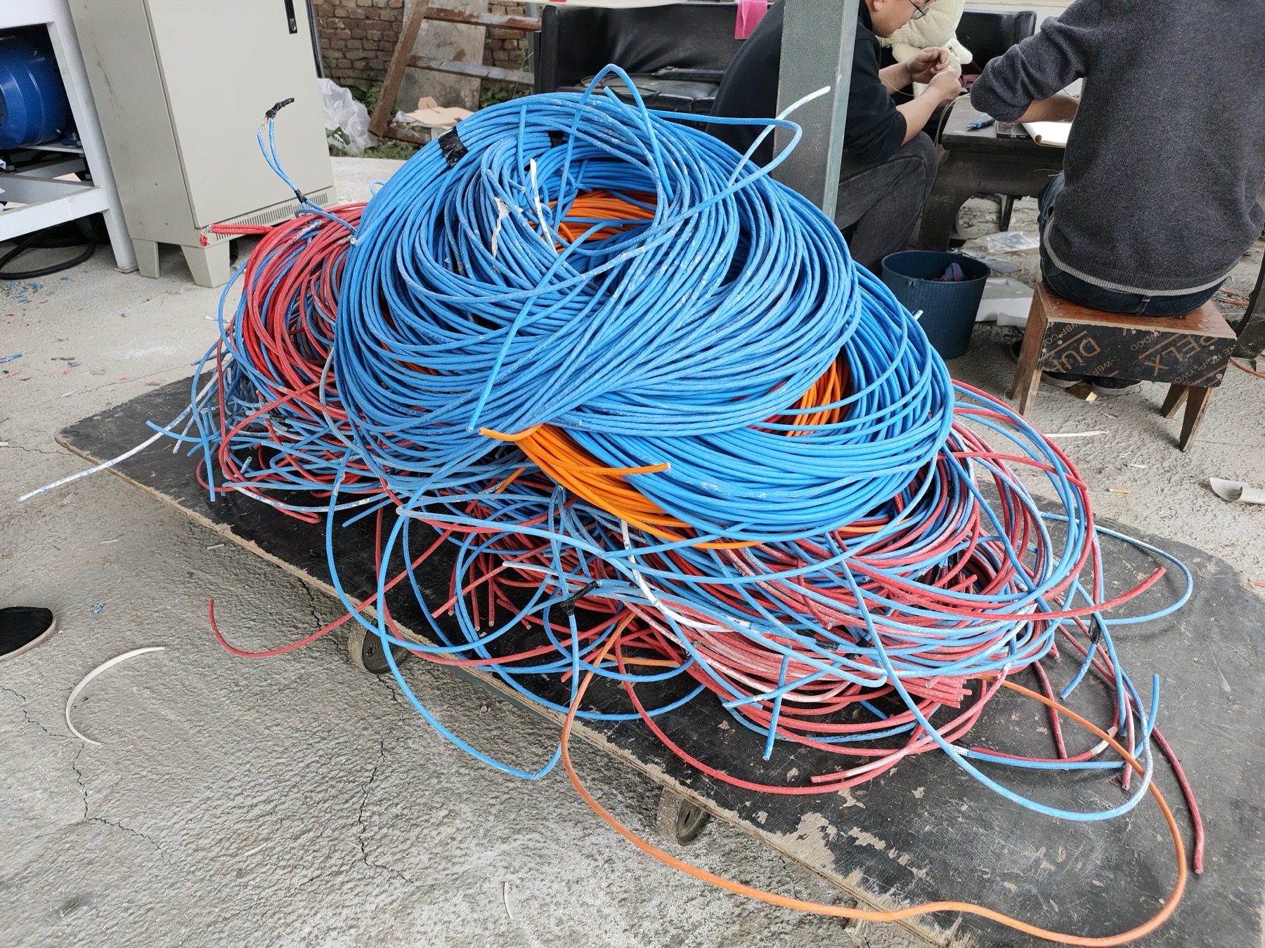 Industrial metal processing work