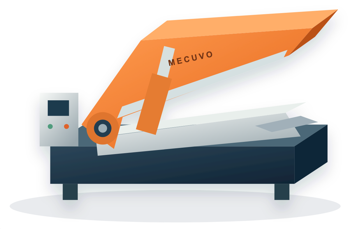 MECUVO alligator shear machines illustration MECUVO alligator shear machines